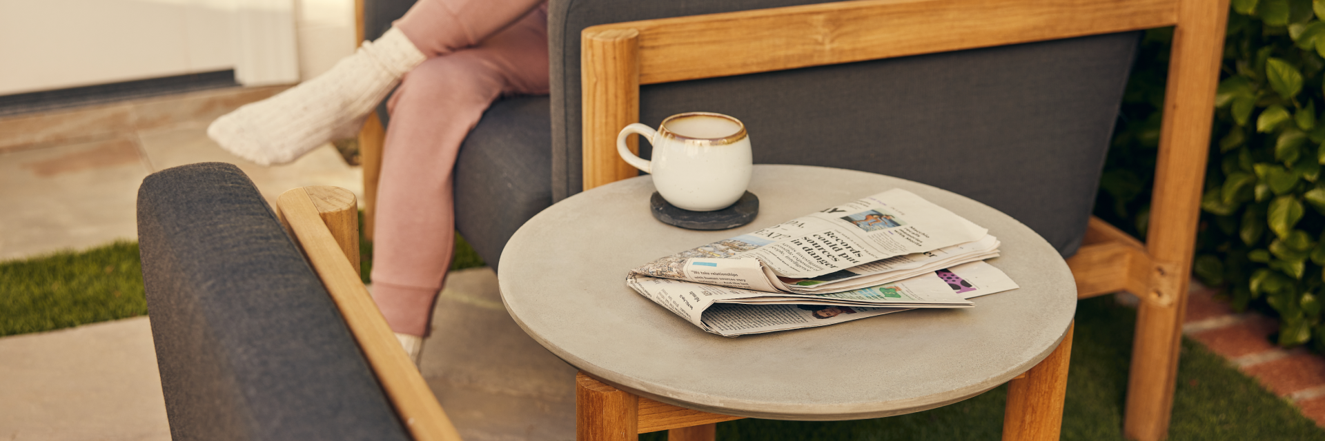 Concrete Outdoor Furniture Cleaning and Care