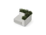 Workaround Corner – White | Sunbrella Nurture Pebble / Planter – image 3
