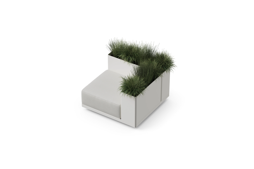 Workaround Corner – White | Sunbrella Nurture Pebble / Planter – image 3