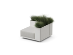 Workaround Corner – White | Sunbrella Nurture Pebble / Planter – image 1