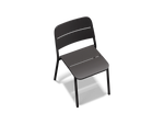 Bandwidth Dining Chair (Set of 2), in Charcoal, overhead view