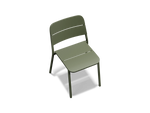 Bandwidth Dining Chair (Set of 2), in Olive, overhead view