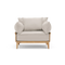 Bluff Chair, in Parchment, front view