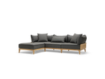 Bluff Chaise Sofa, in Graphite, three-quarter view