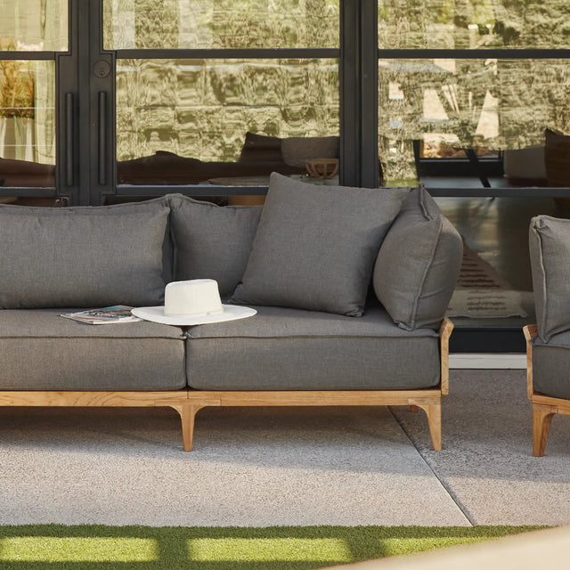 Bluff Sofa - Sunbrella Huntington Parchment, alternate view