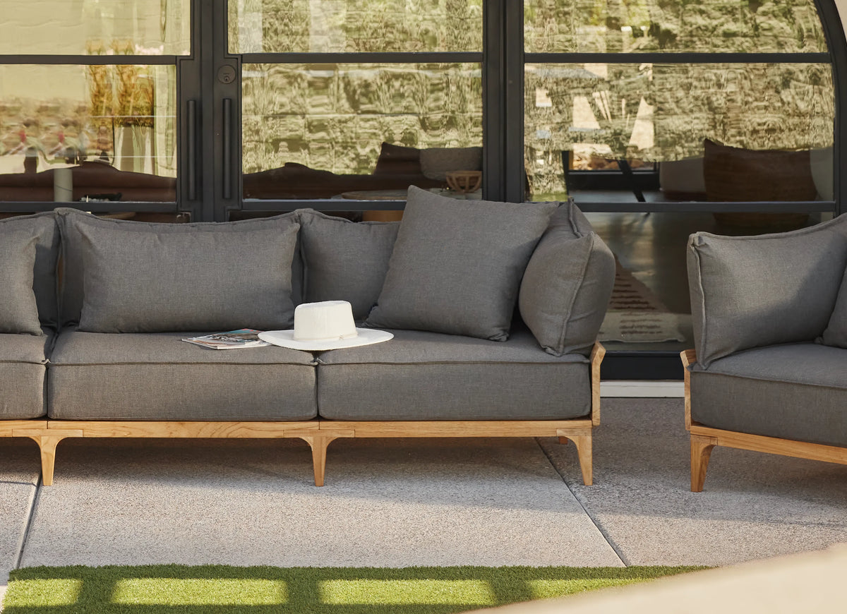 Bluff Sofa - Sunbrella Huntington Parchment, alternate view