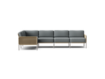 Camber 5-Piece Sectional in Sunbrella Shelter Surf