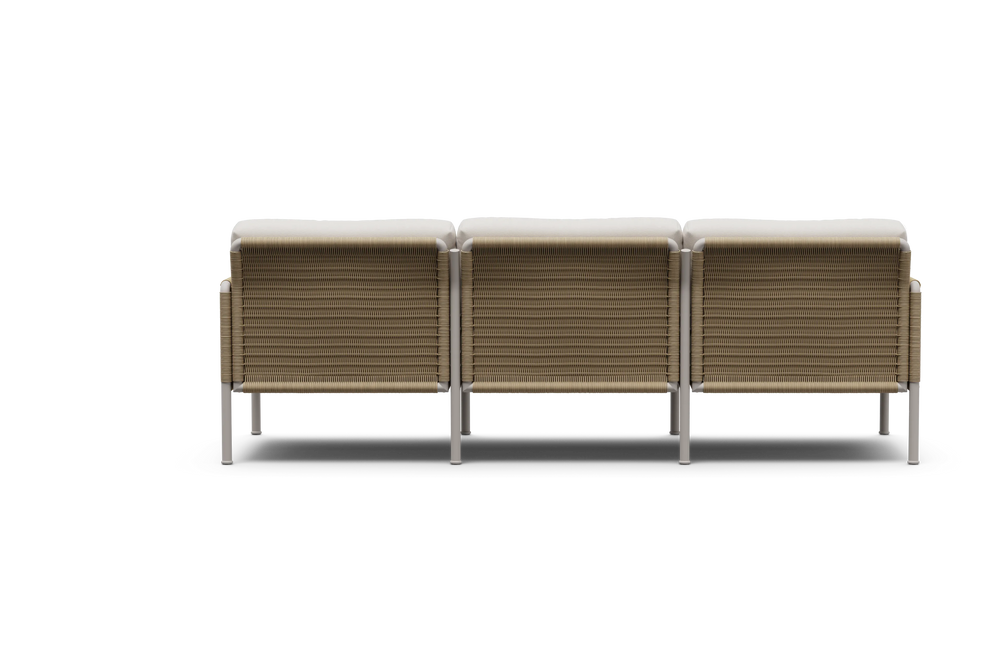 Camber Sectional, in Shell, rear view