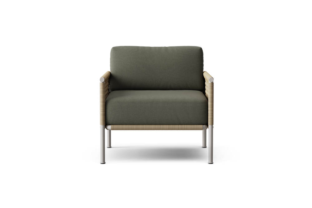 Camber Chair in Sunbrella Shelter Grove