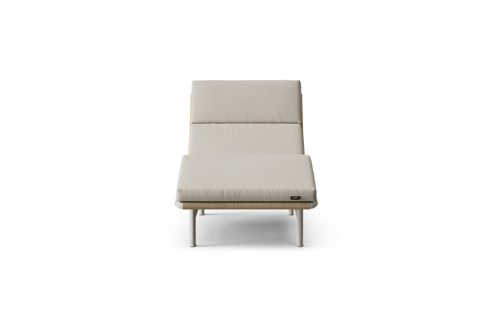 Camber Chaise Lounge, in Dune, front view