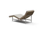 Camber Chaise Lounge, in Dune, rear view