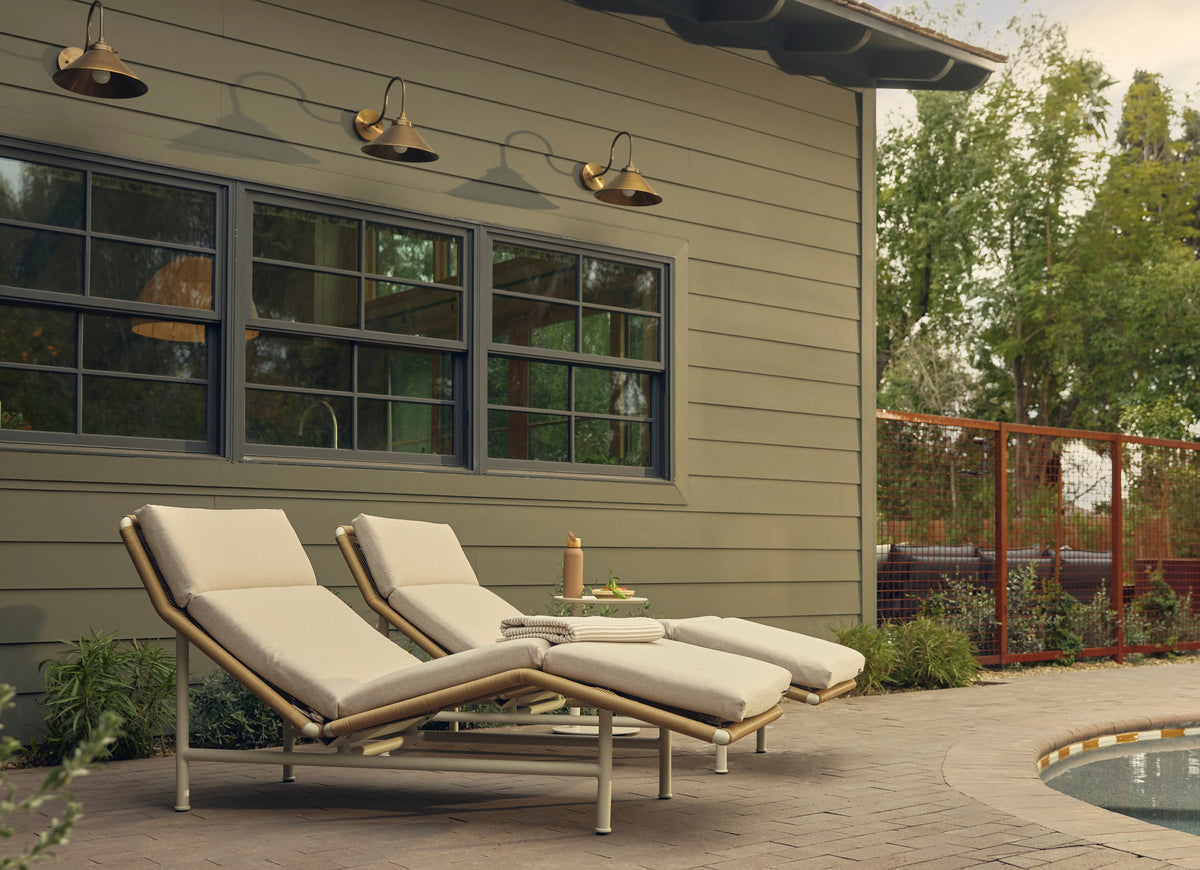 Camber Chaise Lounge - Sunbrella Restored Shell, alternate view