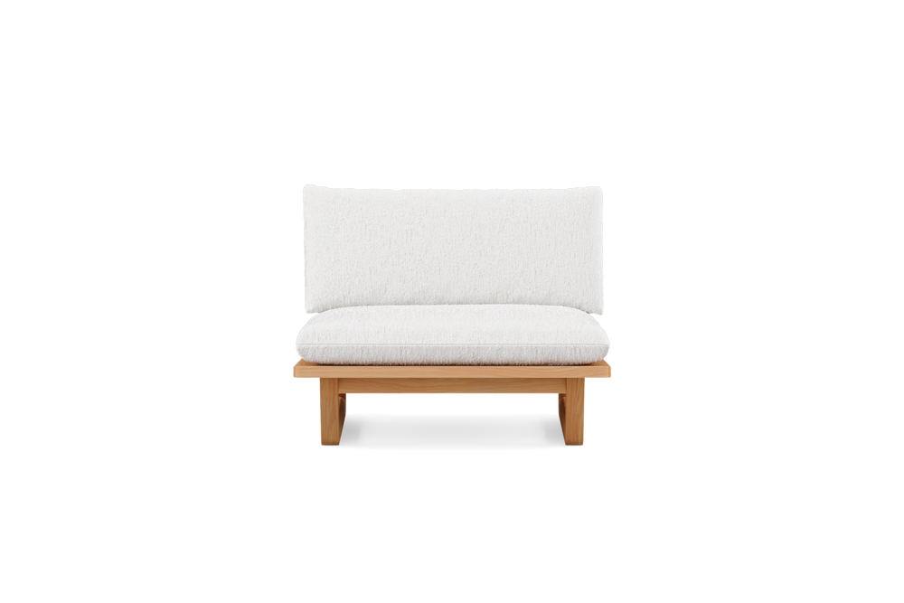 Dweller Chair, in Improve White, front view
