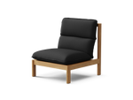 Felloe Chair, in Nuance Charcoal, three-quarter view