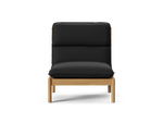 Felloe Chair, in Nuance Charcoal, front view