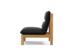 Felloe Chair, in Nuance Charcoal, profile view