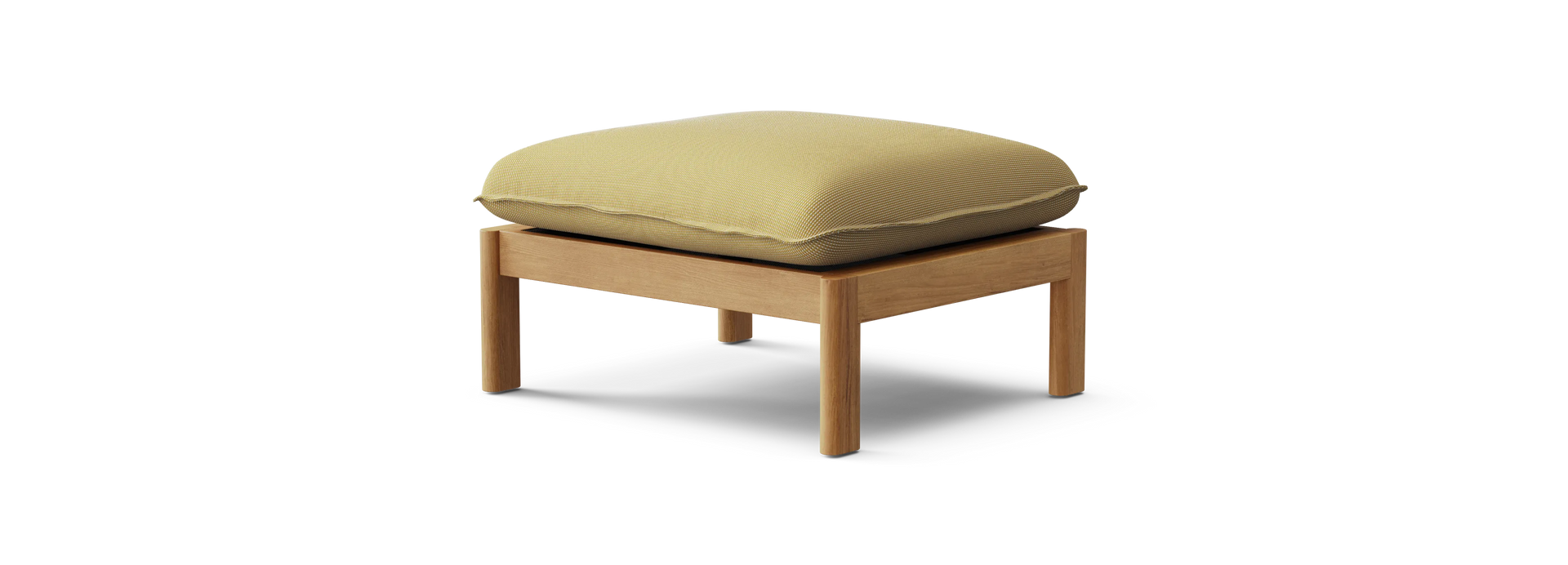 Felloe Ottoman - Sunbrella Formation Honey