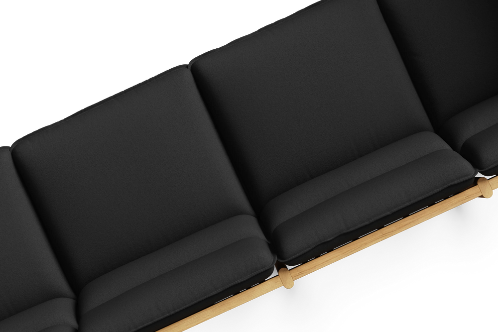 Felloe Sectional, in Nuance Charcoal, overhead detail