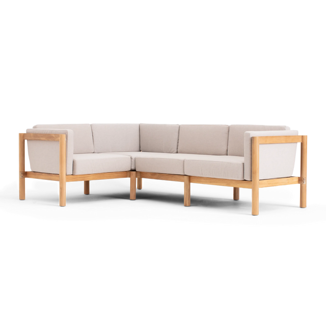 Haven Sectional - Sunbrella Heritage Ashe / Four Piece / Cushion Arm