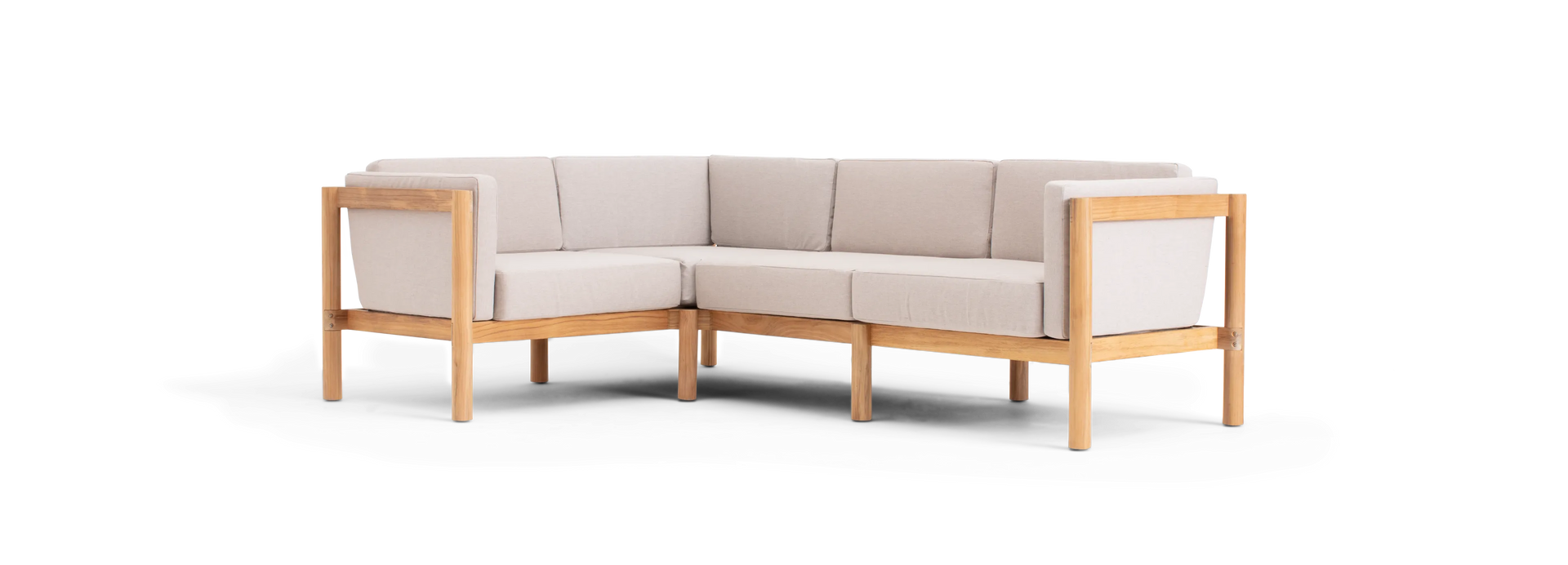 Haven Sectional - Sunbrella Heritage Ashe / Four Piece / Cushion Arm