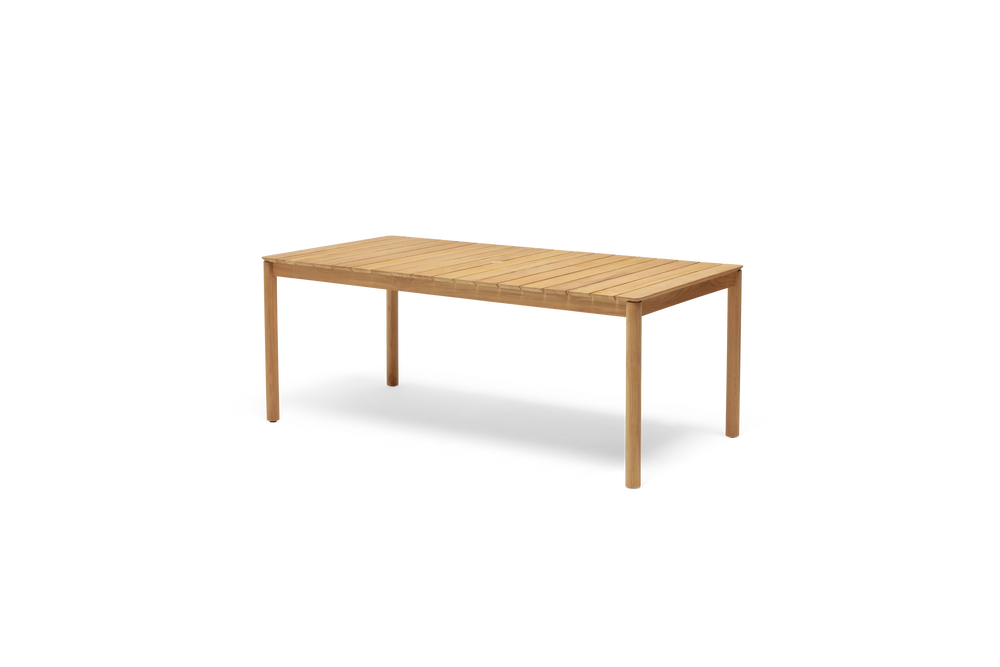Haven Dining Table, three-quarter view