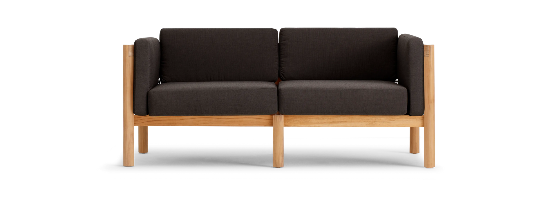 Haven Loveseat - Sunbrella Canvas Coal / Cushion Arm