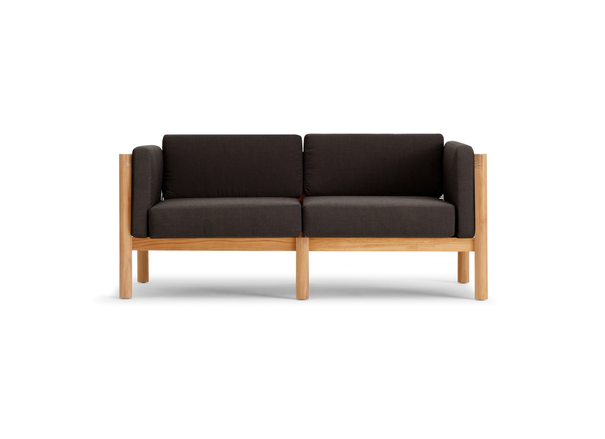 Haven Loveseat - Sunbrella Canvas Coal / Cushion Arm