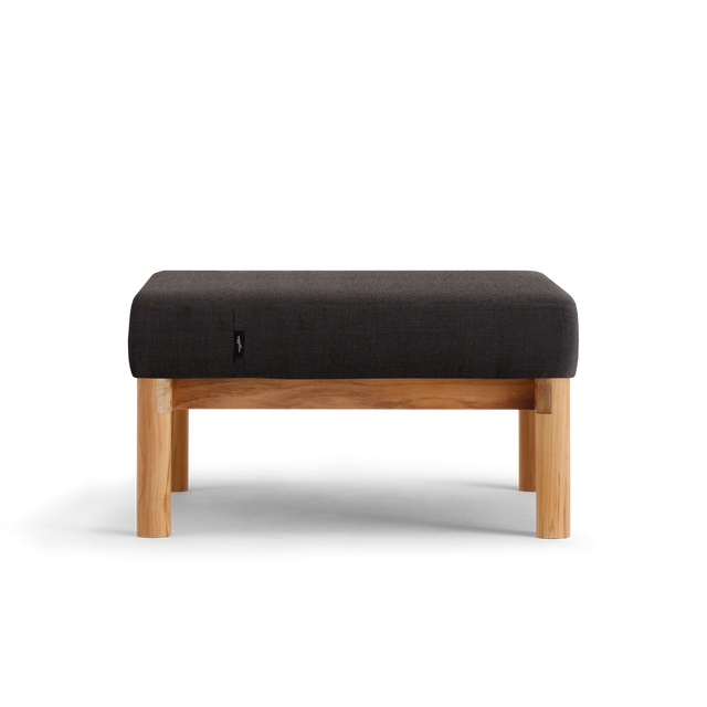 Haven Ottoman - Sunbrella Canvas Coal