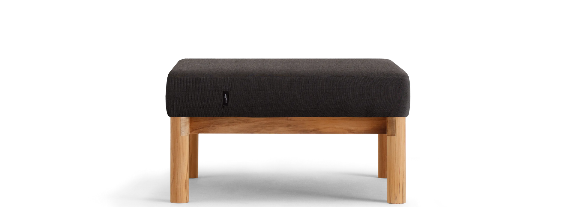 Haven Ottoman - Sunbrella Canvas Coal