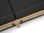 Haven Sectional, in Coal, overhead detail