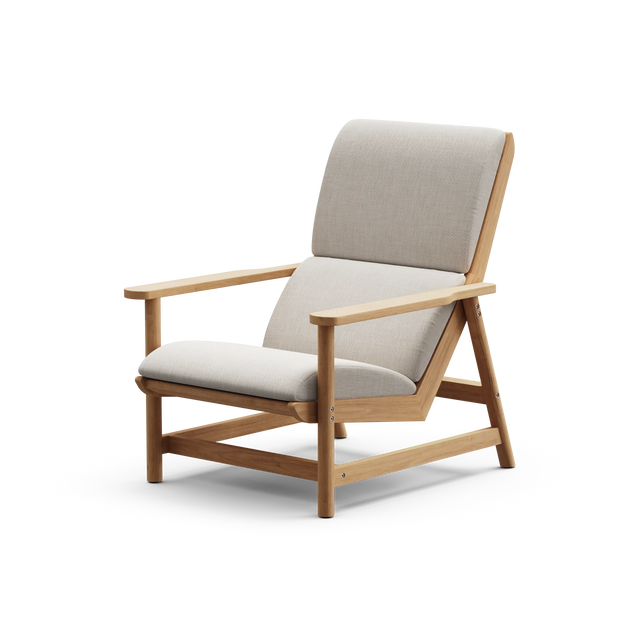 Leedo Deck Chair - Sunbrella Origin Putty / Chair