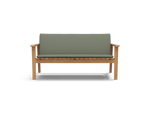 Low Bench Pad, with pad, in Olive, front view