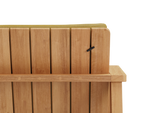 Low Bench Pad, with pad, (angle 2), in Formation Honey, rear detail