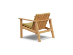 Low Chair Pad, with pad, in Formation Honey, rear view
