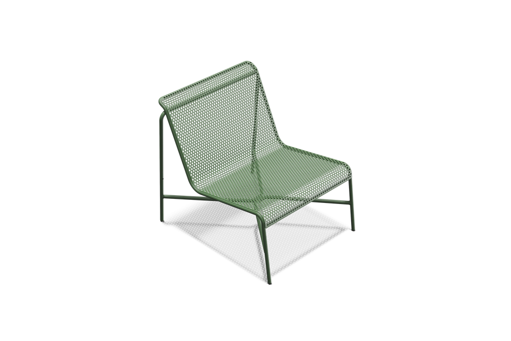 Perf Lounge Chair, in Aloe, high three-quarter view