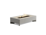 Rook Fire Table - Natural Gas, in Stone, three-quarter view