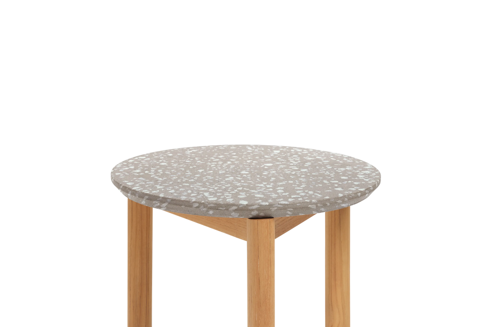 Haven Side Table, in Quarry, detail view
