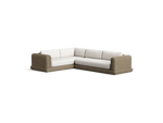 Roundabout Sectional, in Natural, three-quarter view