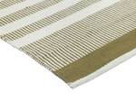 Dune Rug, 8 by 5 ft., in Basil, corner detail