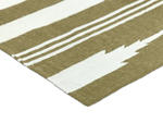 Mesa Rug, 8 by 5 ft., in Basil, corner detail