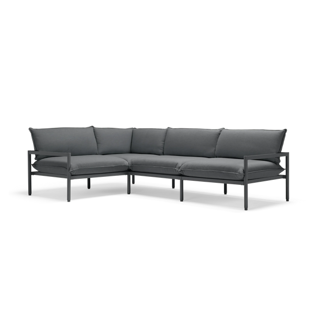 Terra Sectional - Charcoal | Sunbrella Origin Charcoal / Four Piece