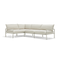 Terra Sectional, in Putty, three-quarter view