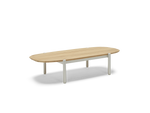 Terra Coffee Table, in Putty, three-quarter view