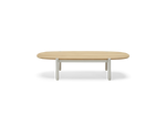Terra Coffee Table, in Putty, front view