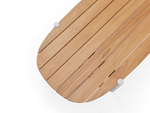 Terra Coffee Table, in Putty, overhead detail