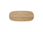 Terra Coffee Table, in Putty, overhead view