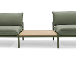 Terra In Line Table, large, in Olive, front view