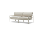 Terra Loveseat, in Putty, three-quarter view