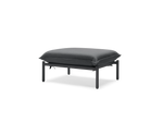 Terra Ottoman, in Charcoal, three-quarter view