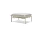 Terra Ottoman, in Putty, three-quarter view